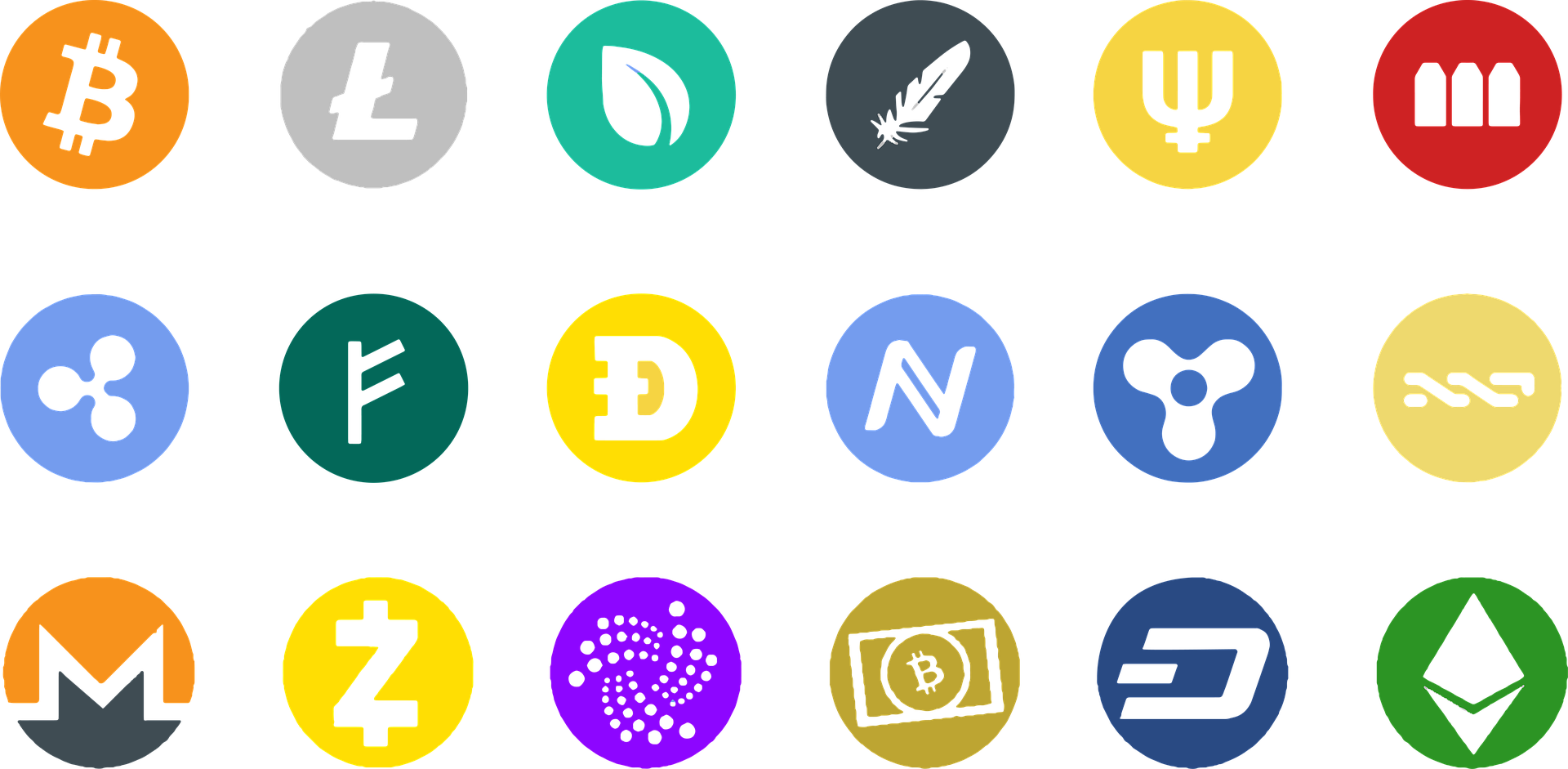 Blockchain Bitcoin Cryptocurrency Currency Digital Investment Transparent PNG Image