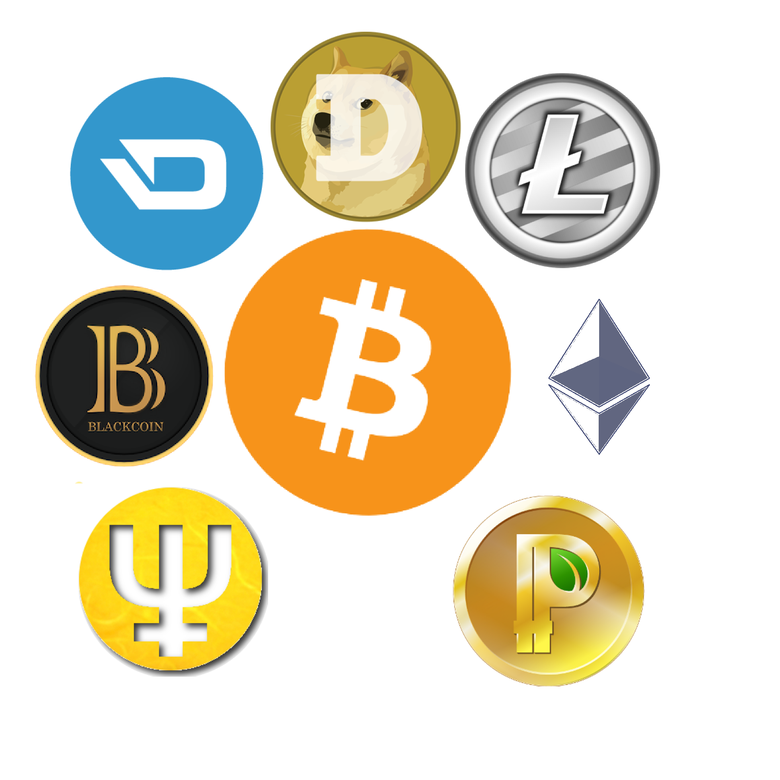 Cryptocurrency Faucet Bitcoin Free Frame Transparent PNG Image