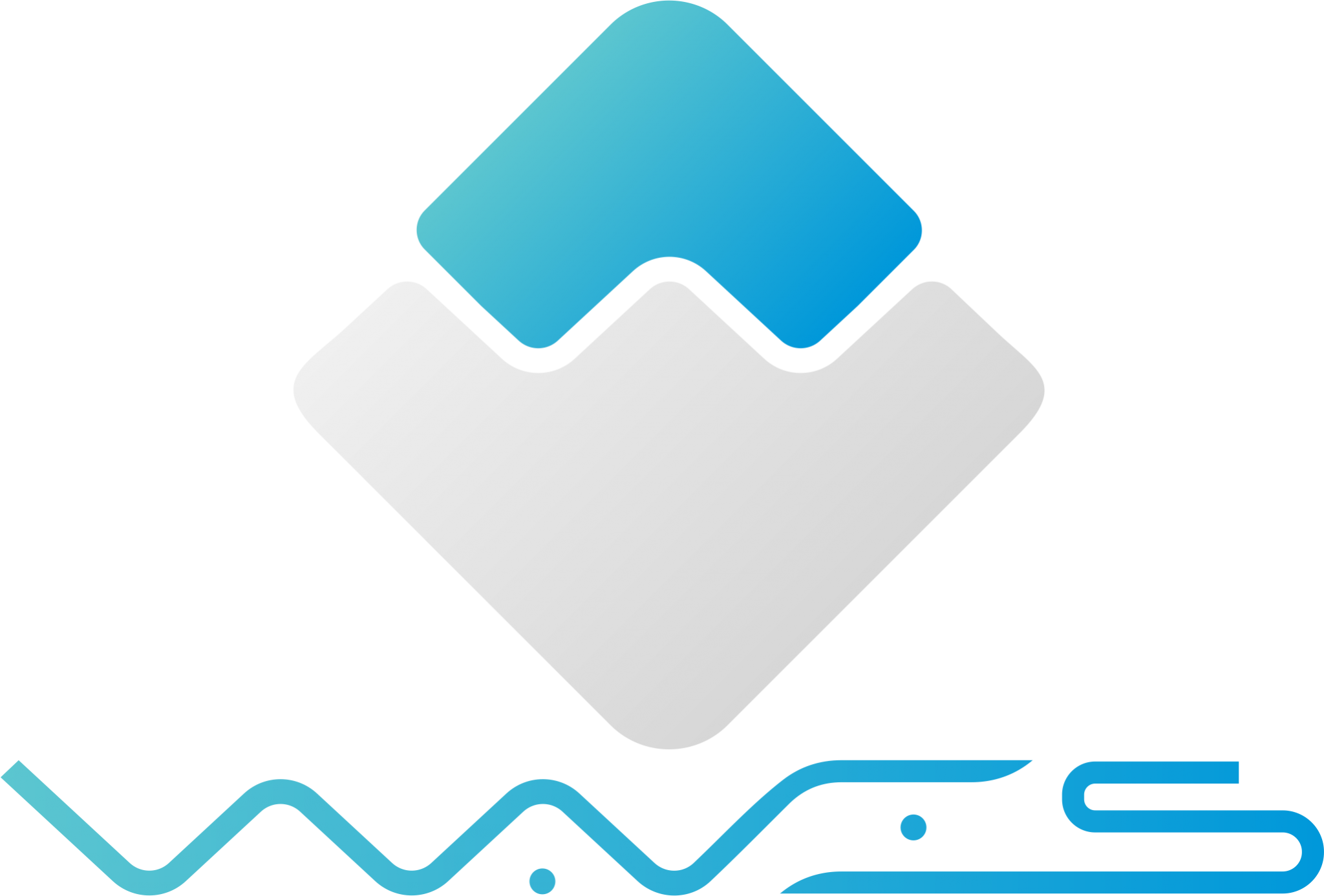 Offering Initial Blockchain Bitcoin Cryptocurrency Platform Waves Transparent PNG Image