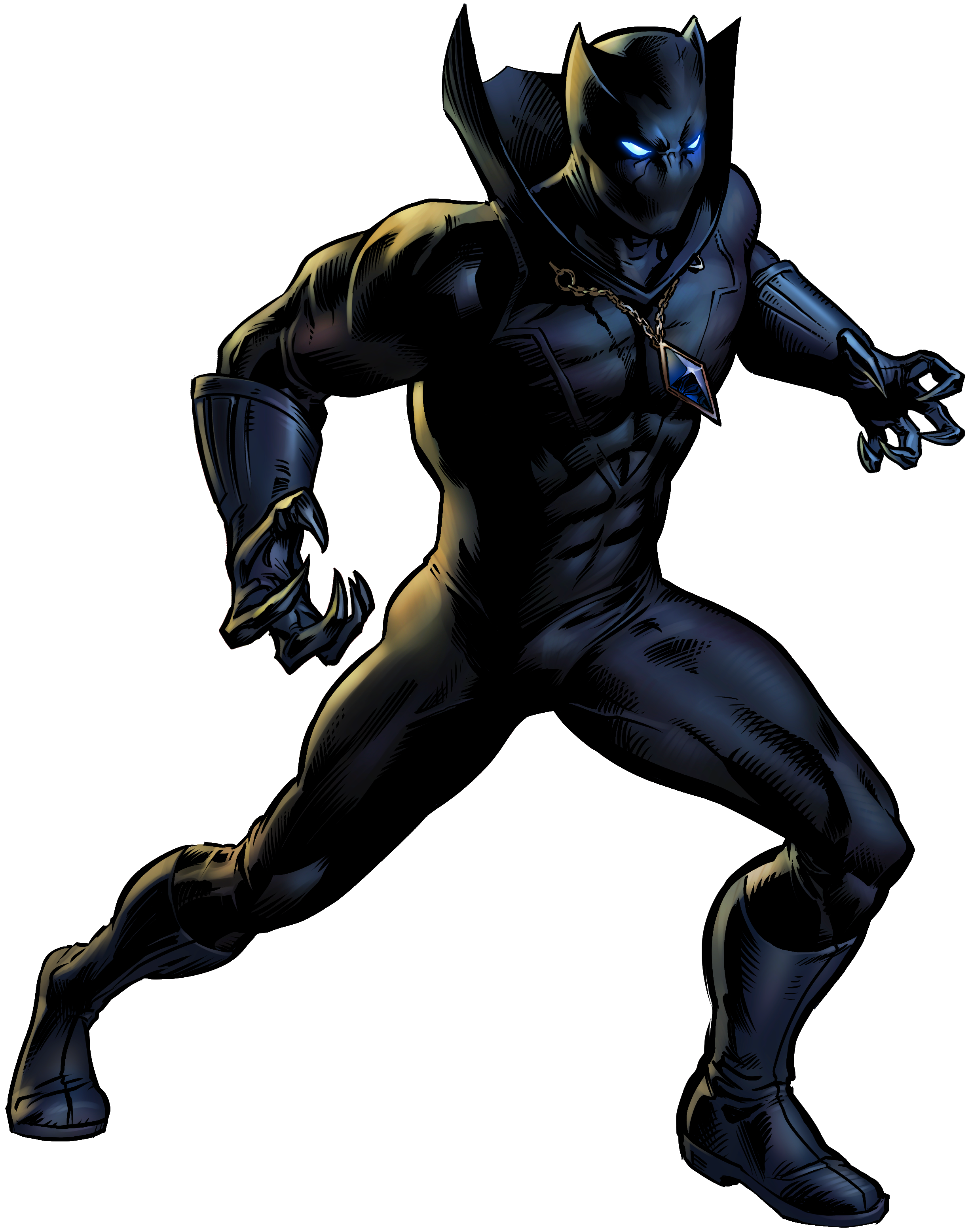 Superhero Panther Character Fictional Book Black Comic Transparent PNG Image