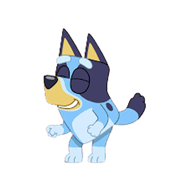 Bluey Dog Free Clipart HQ Transparent PNG Image