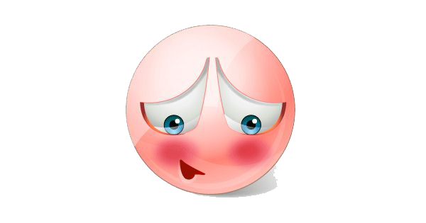 Blushing Emoji Transparent Image Transparent PNG Image