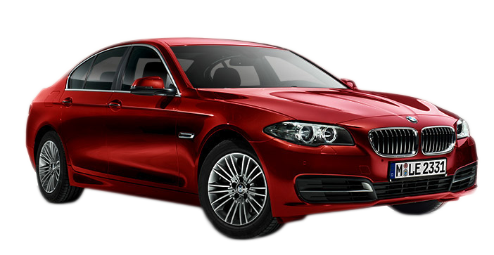 Series Mid-Size Five Bmw Car Sedan Red Transparent PNG Image