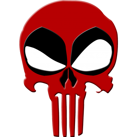 Symbol Punisher Deadpool Tshirt Skull Free HQ Image Transparent PNG Image