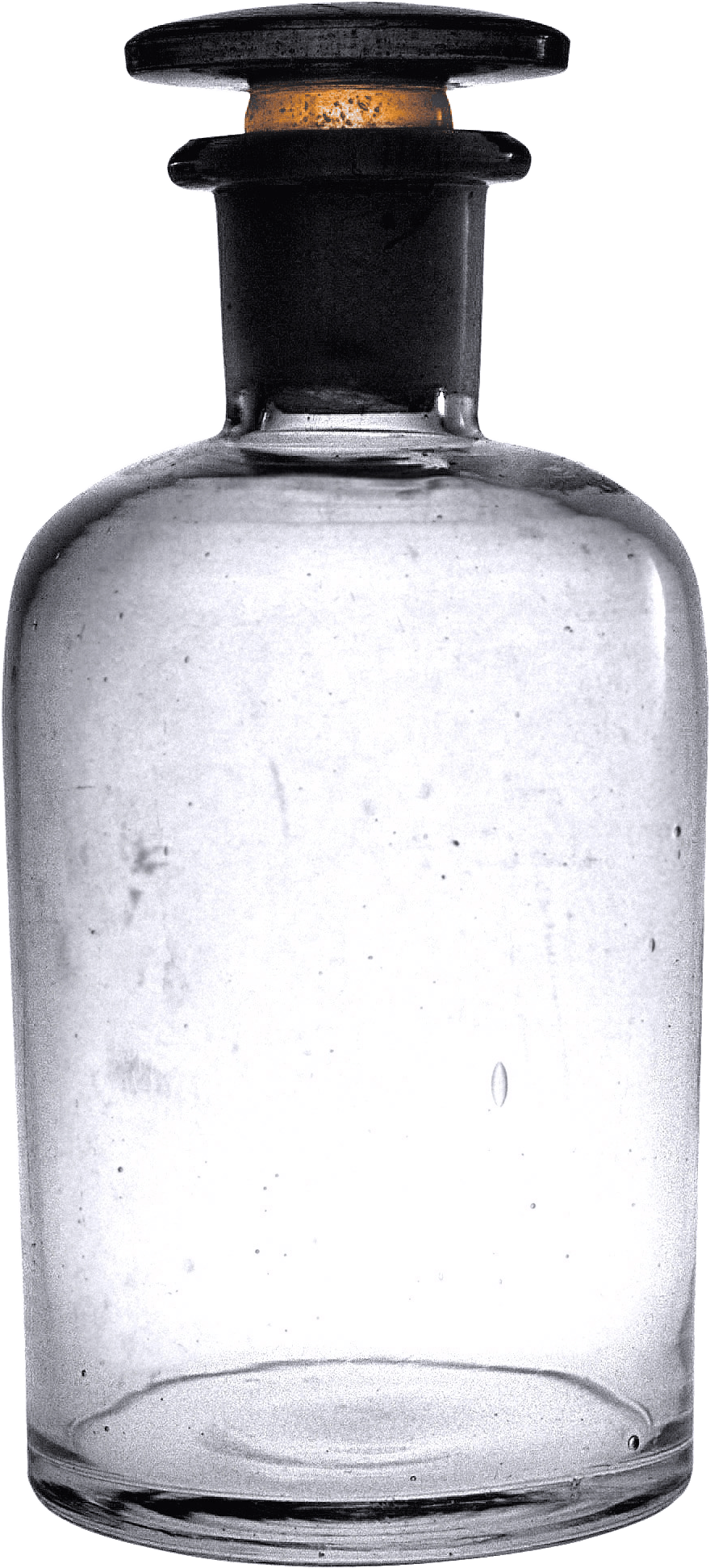 Glass Pic Bottle Translucent Free Transparent Image HD Transparent PNG Image