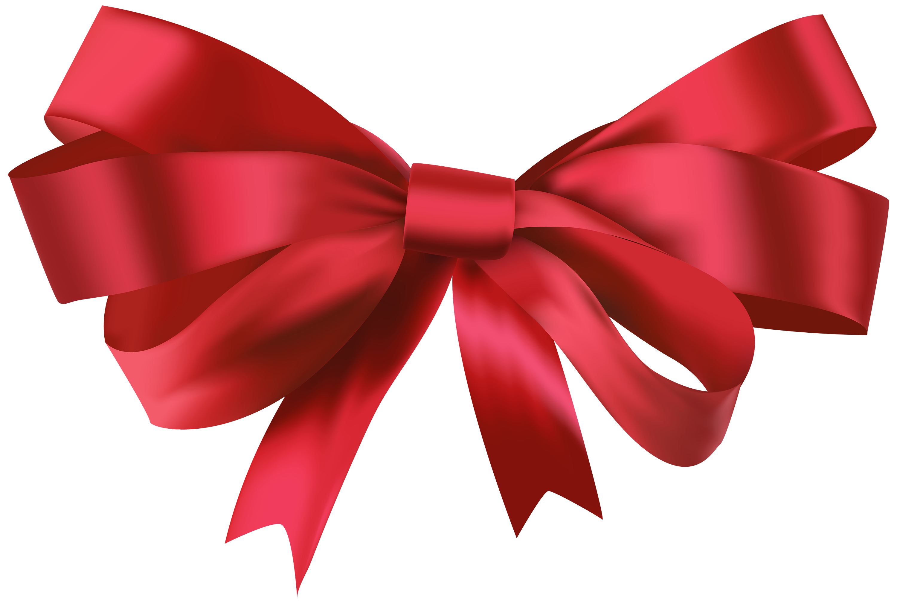 Ribbon Red Bow Download HQ Transparent PNG Image