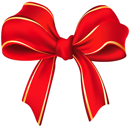 Red Ribbon Bow Download HQ Transparent PNG Image