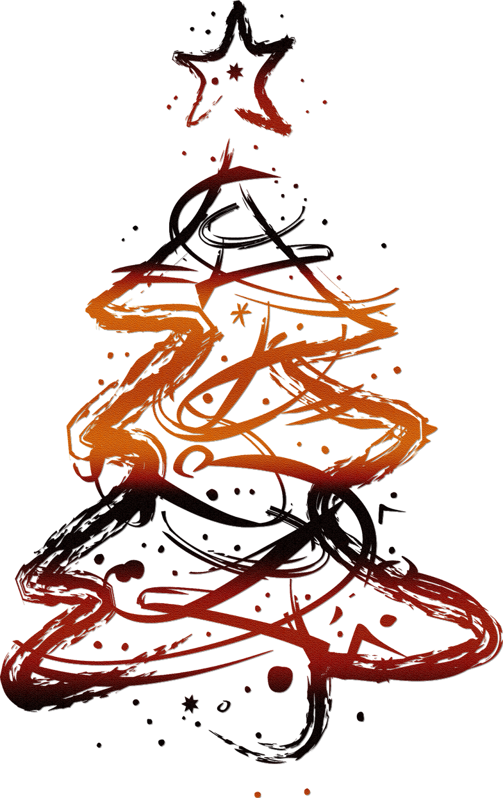 Decoration Calligraphy Tree Christmas Free Transparent Image HQ Transparent PNG Image