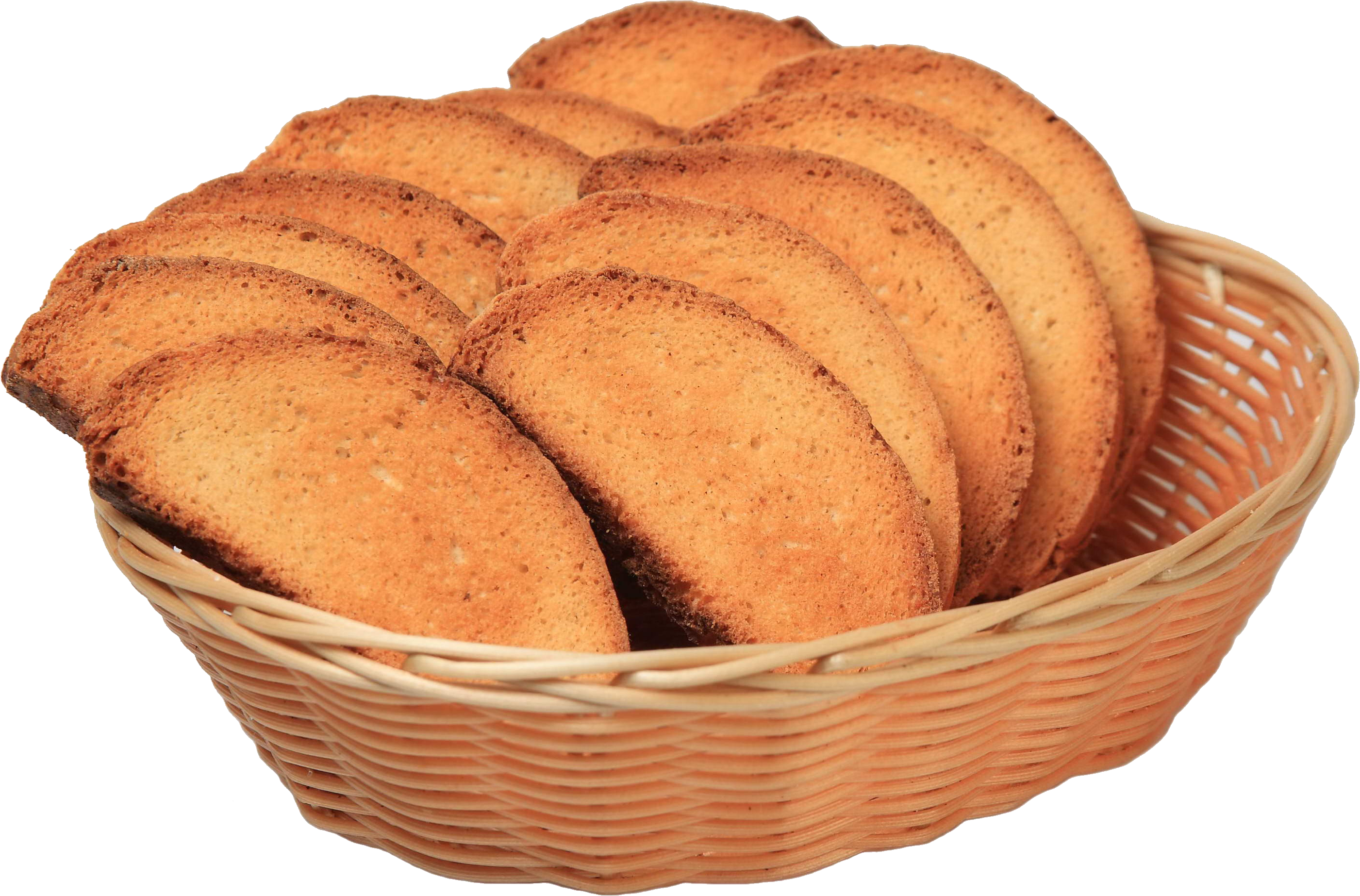 Basket Wicker Slices Bread Download Free Image Transparent PNG Image