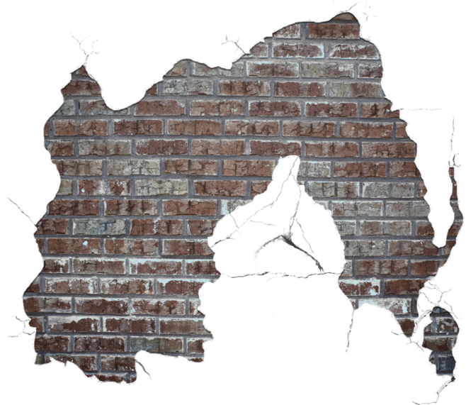 Stone Cracks Wall Walls In The Brick Transparent PNG Image