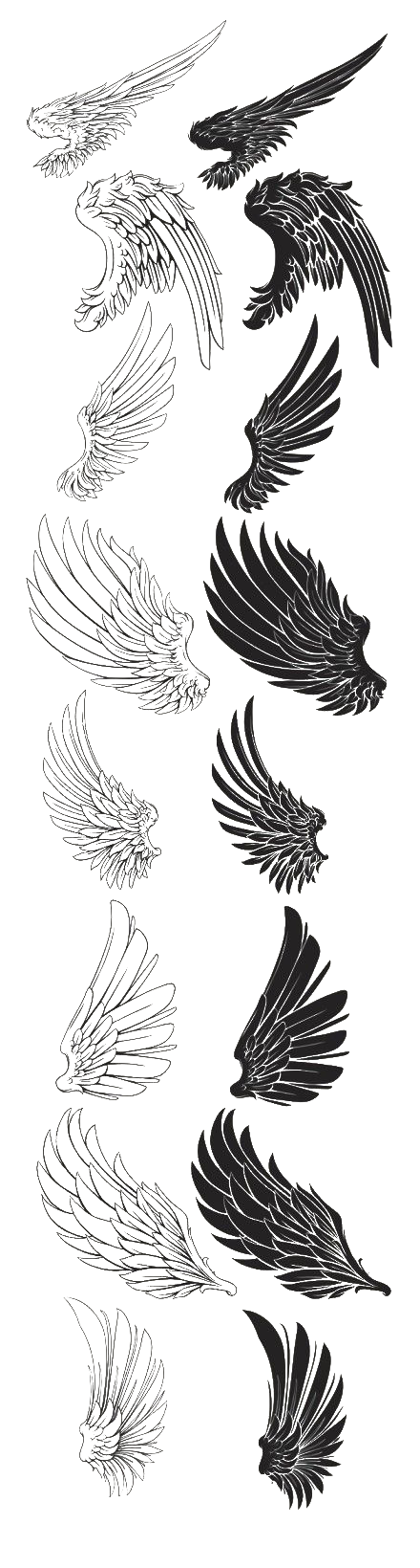 Eagle Feather Drawing Wings Brush Free Download PNG HQ Transparent PNG Image