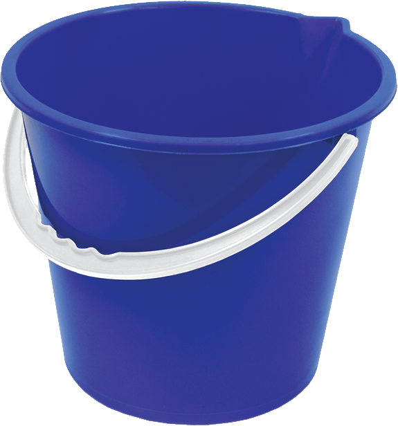 Plastic Blue Bucket Png Image Download Transparent PNG Image