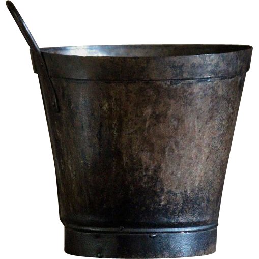 Metal Bucket Transparent Transparent PNG Image