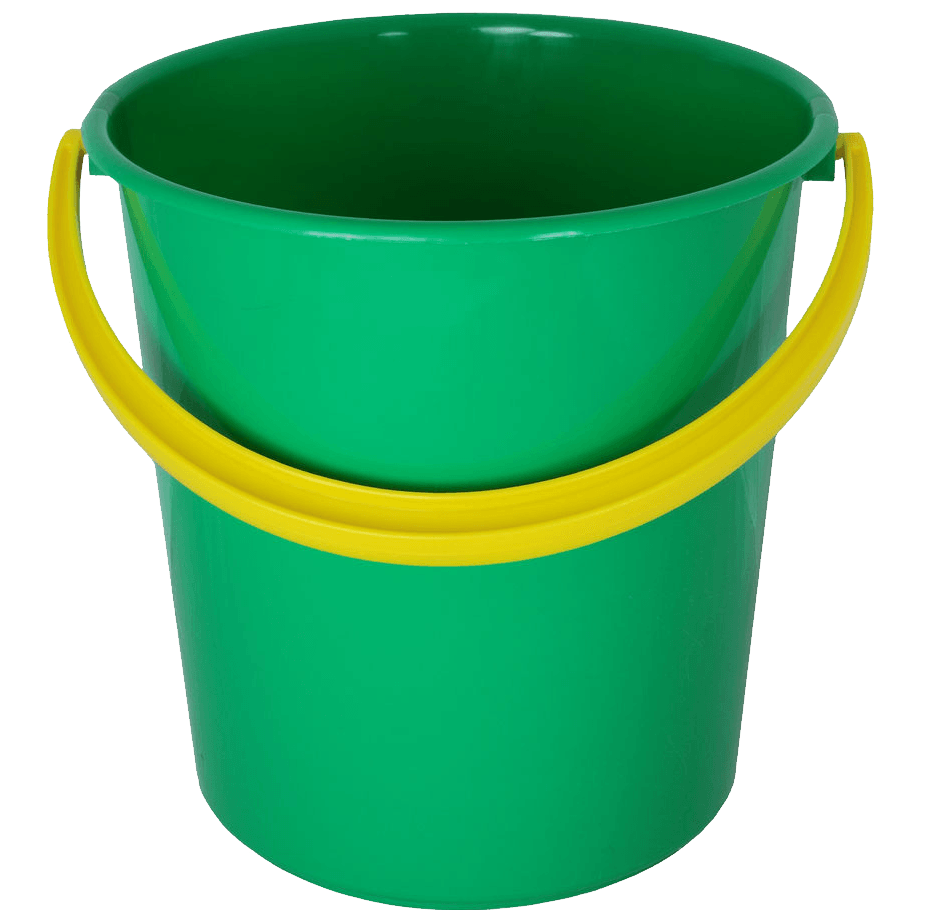 Plastic Green Bucket Png Image Transparent PNG Image