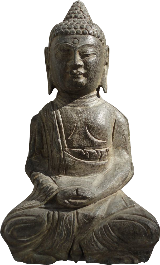 Vintage Buddha Statue Free Clipart HQ Transparent PNG Image