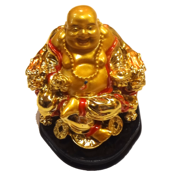 Golden Buddha Laughing HQ Image Free Transparent PNG Image