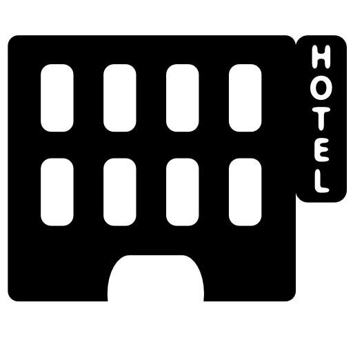 Building Hotel Silhouette PNG Download Free Transparent PNG Image