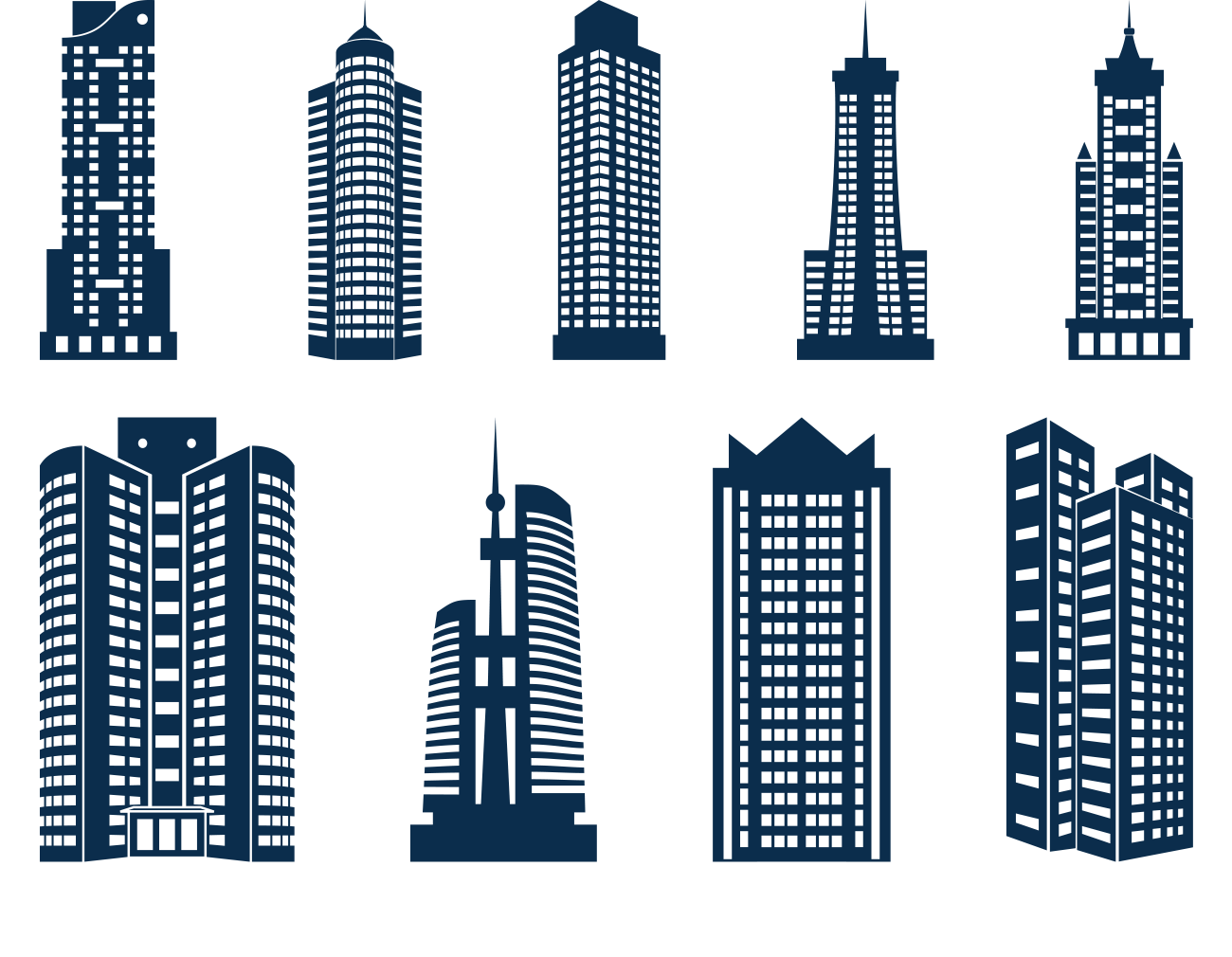 Building Skyline Icon Skyscraper Skyscrapers PNG File HD Transparent PNG Image