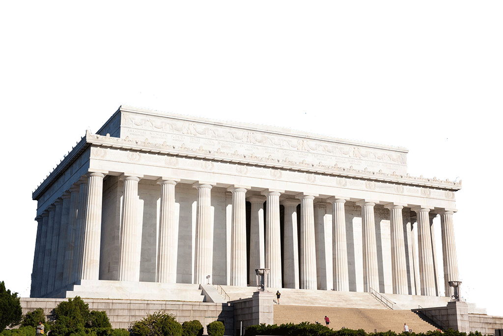 Building Lincoln United Capitol Memorial States Roman Transparent PNG Image