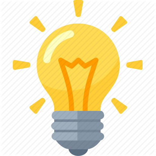 Idea Bulb Clipart Transparent PNG Image