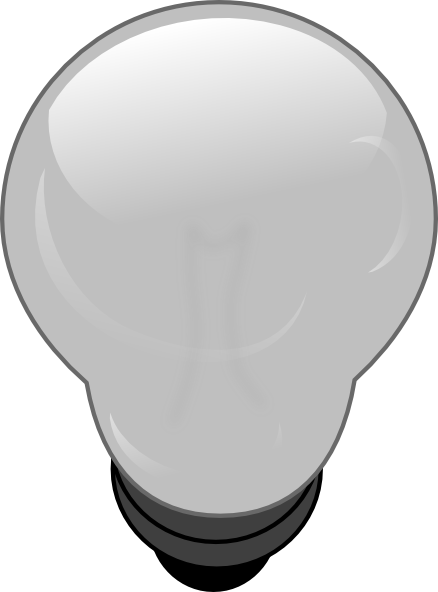 Bulb Off Clipart Transparent PNG Image