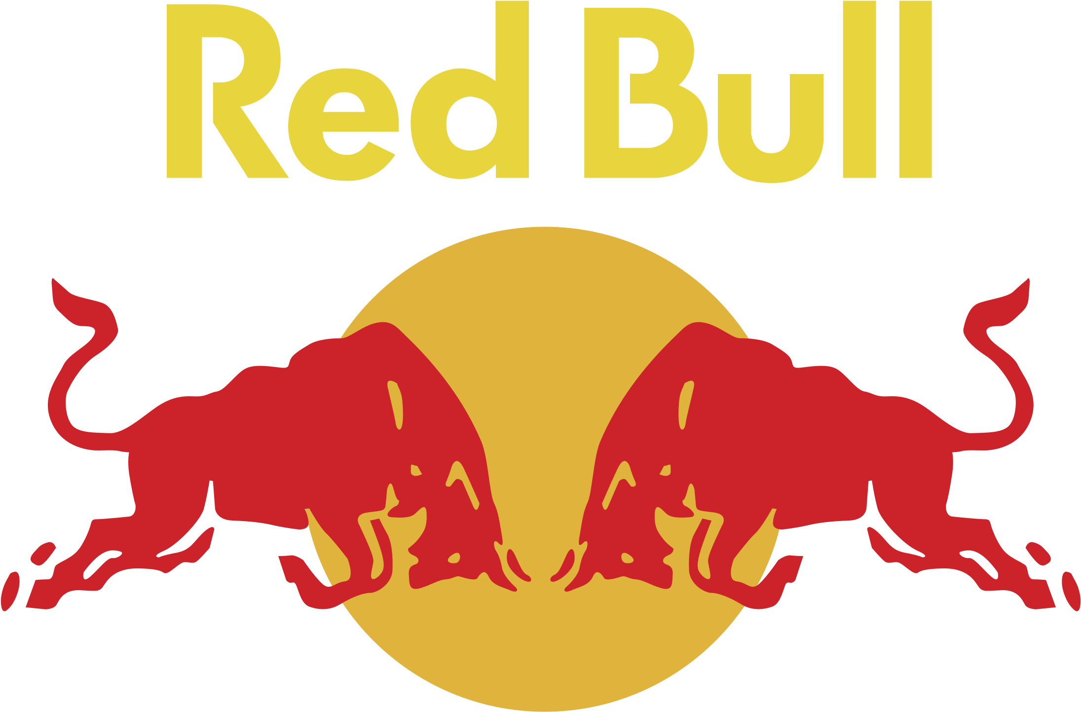 Vector Red Bull Free HD Image Transparent PNG Image