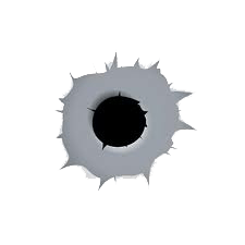 Bullet Shot Hole Png Image Transparent PNG Image