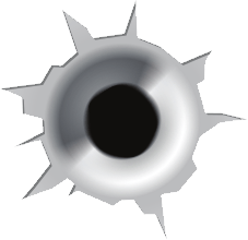 Bullet Shot Hole Png Image Transparent PNG Image