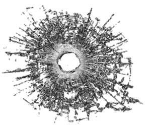 Bullet Shot Hole Png Image Transparent PNG Image