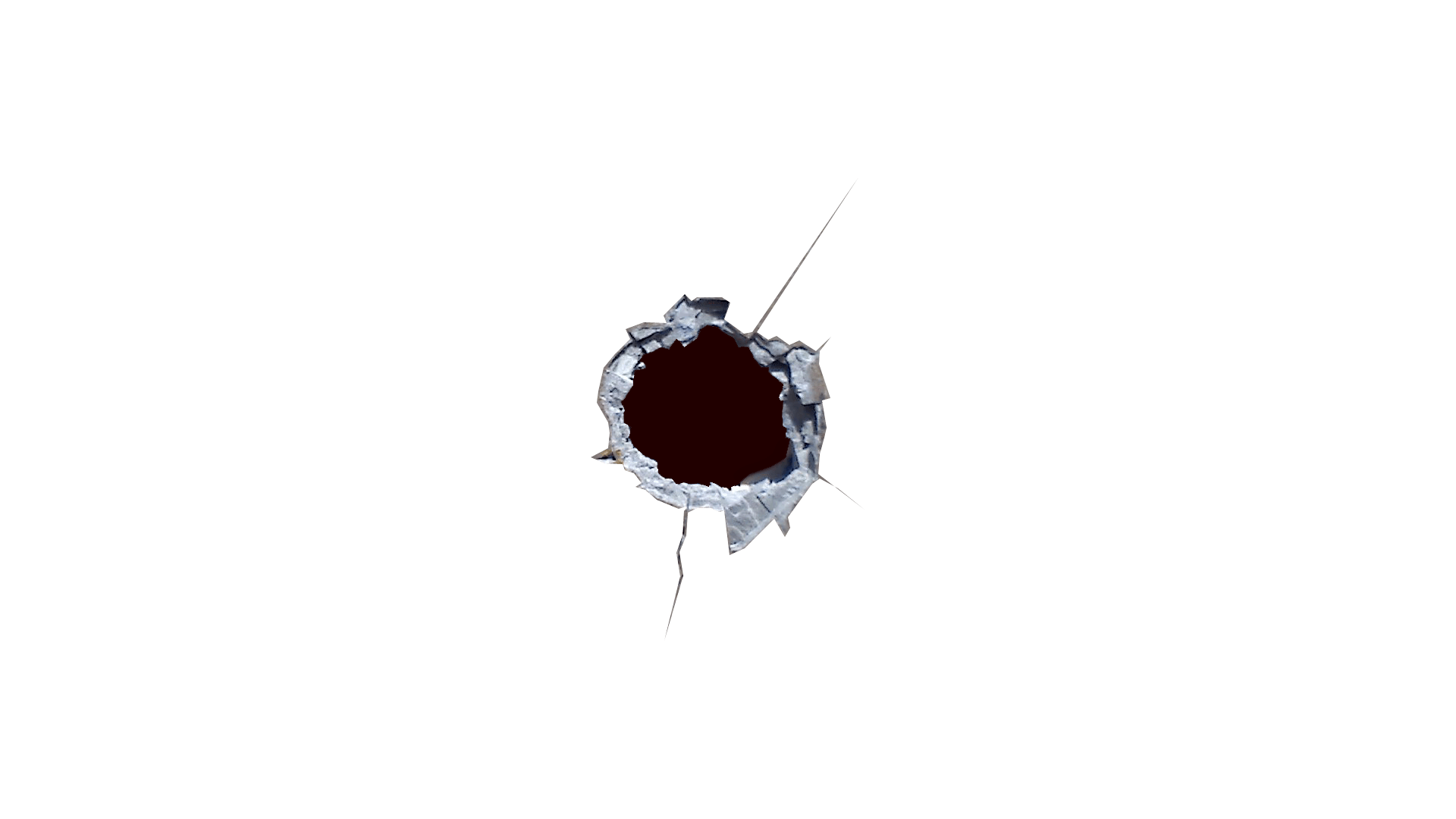 Bullet Shot Hole Png Image Transparent PNG Image