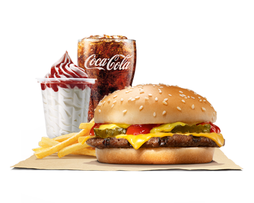 King Burger Combo Free Transparent Image HQ Transparent PNG Image