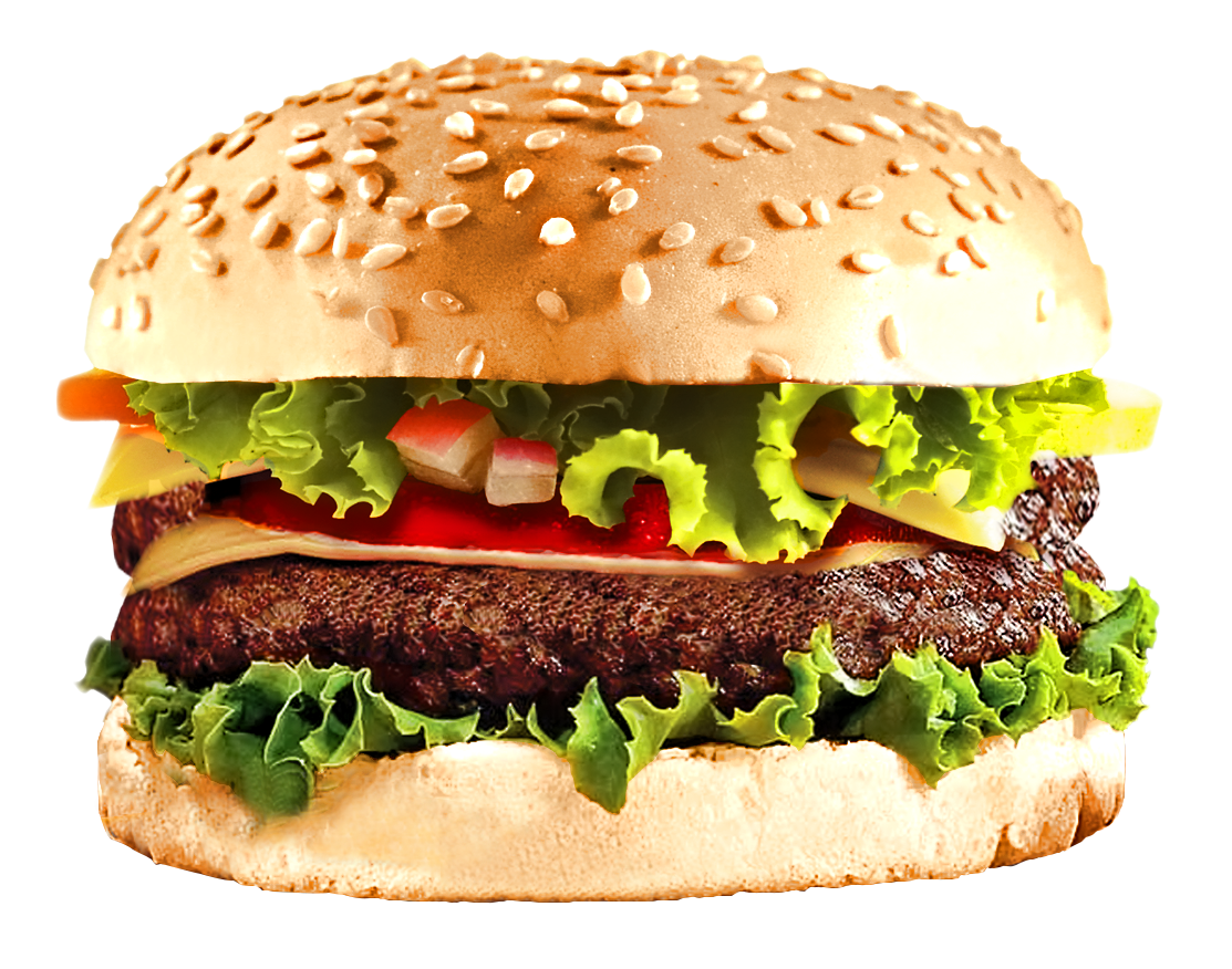 Burger Cheese Classic Free Clipart HQ Transparent PNG Image