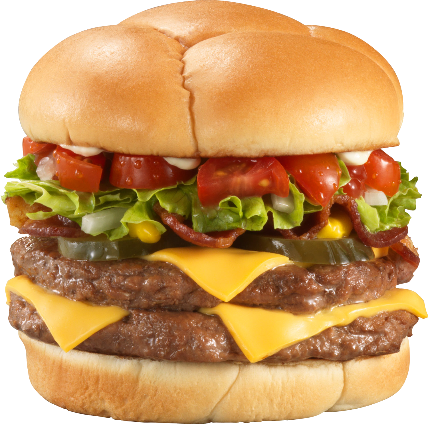 Burger Double Cheese Free Clipart HD Transparent PNG Image