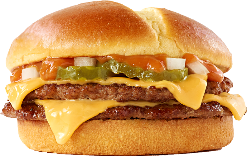 Burger Double Cheese HQ Image Free Transparent PNG Image