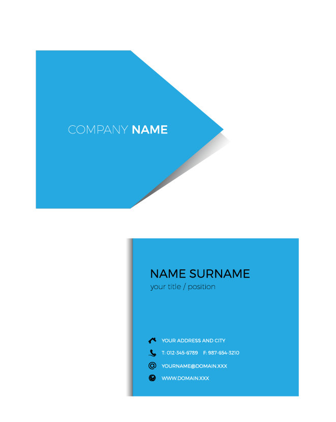 Business Visiting Simple Cards Logo Card Transparent PNG Image