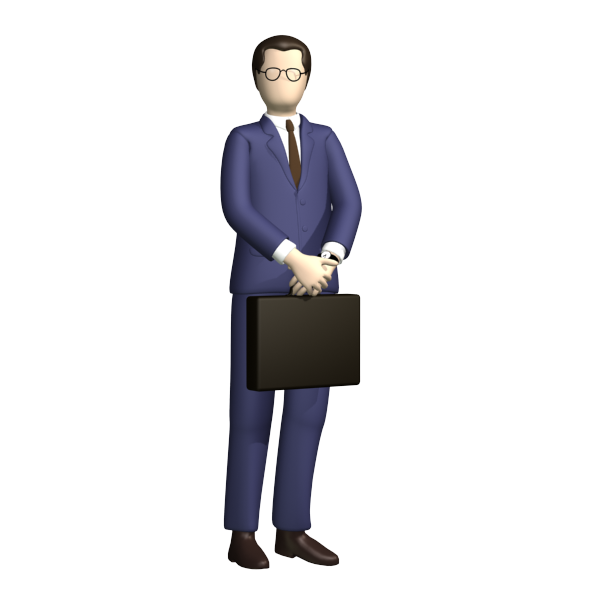 Businessman Animated Free Clipart HQ Transparent PNG Image