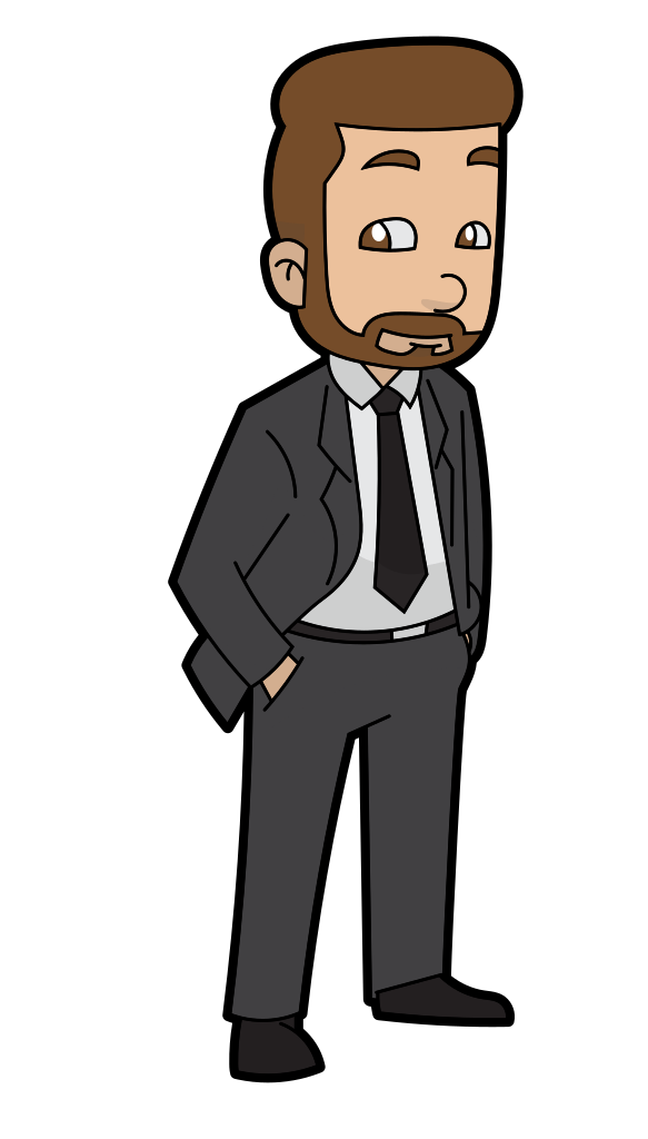 Businessman Animated Office PNG Free Photo Transparent PNG Image