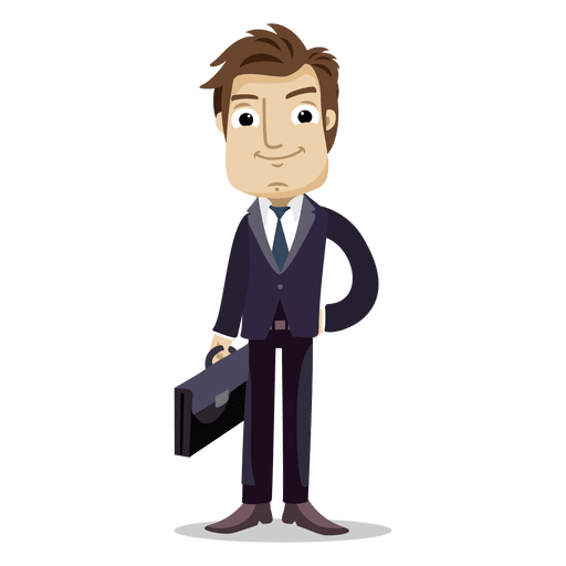 Businessman Animated Office HD Image Free Transparent PNG Image