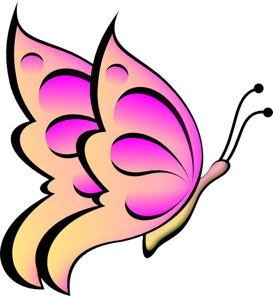 Butterflies Vector Transparent PNG Image