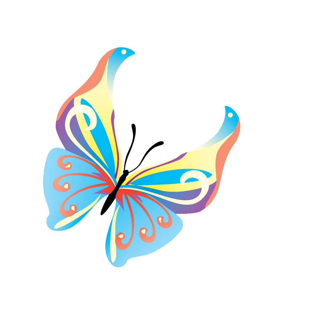 Butterflies Vector Transparent Background Transparent PNG Image