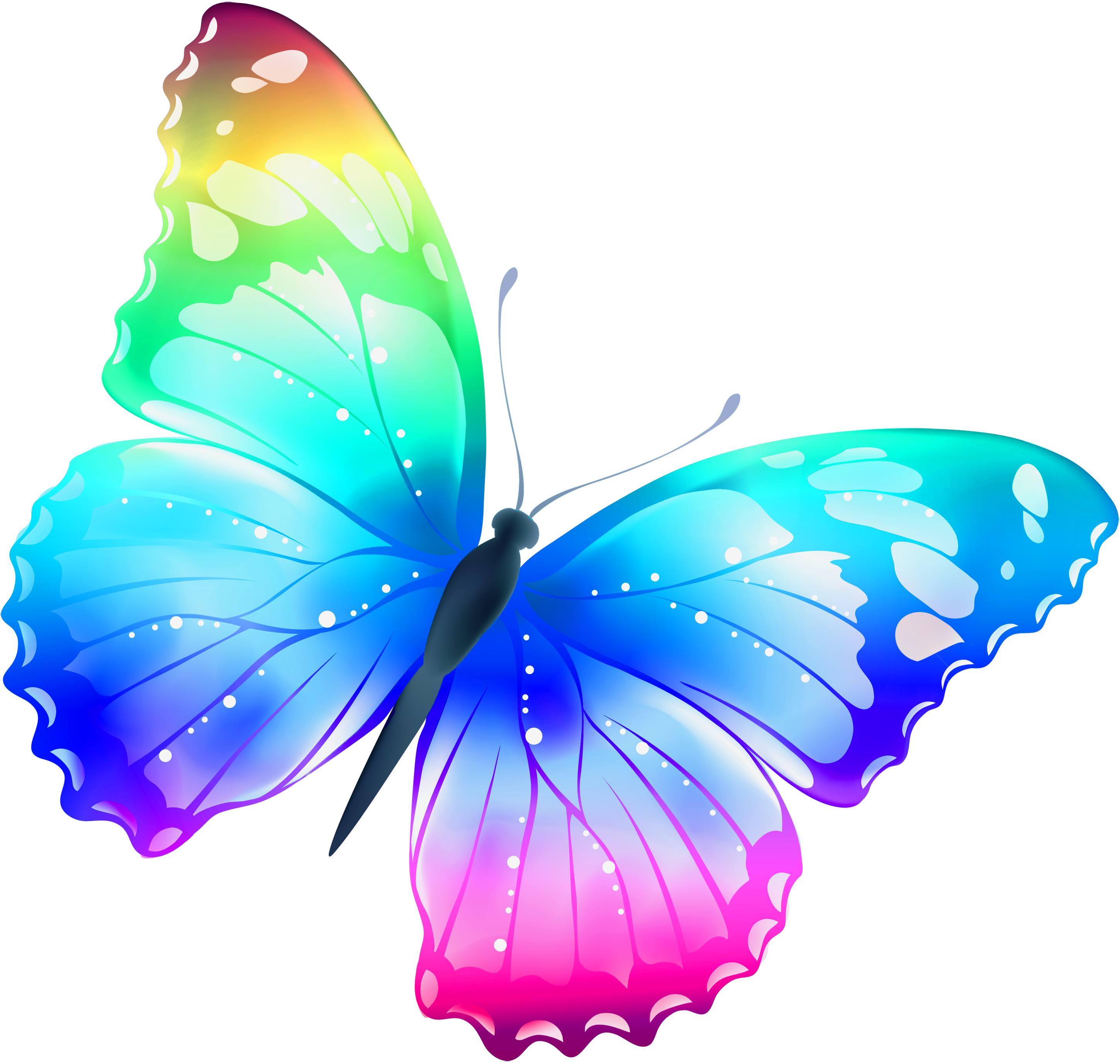 Flying Butterflies File Transparent PNG Image