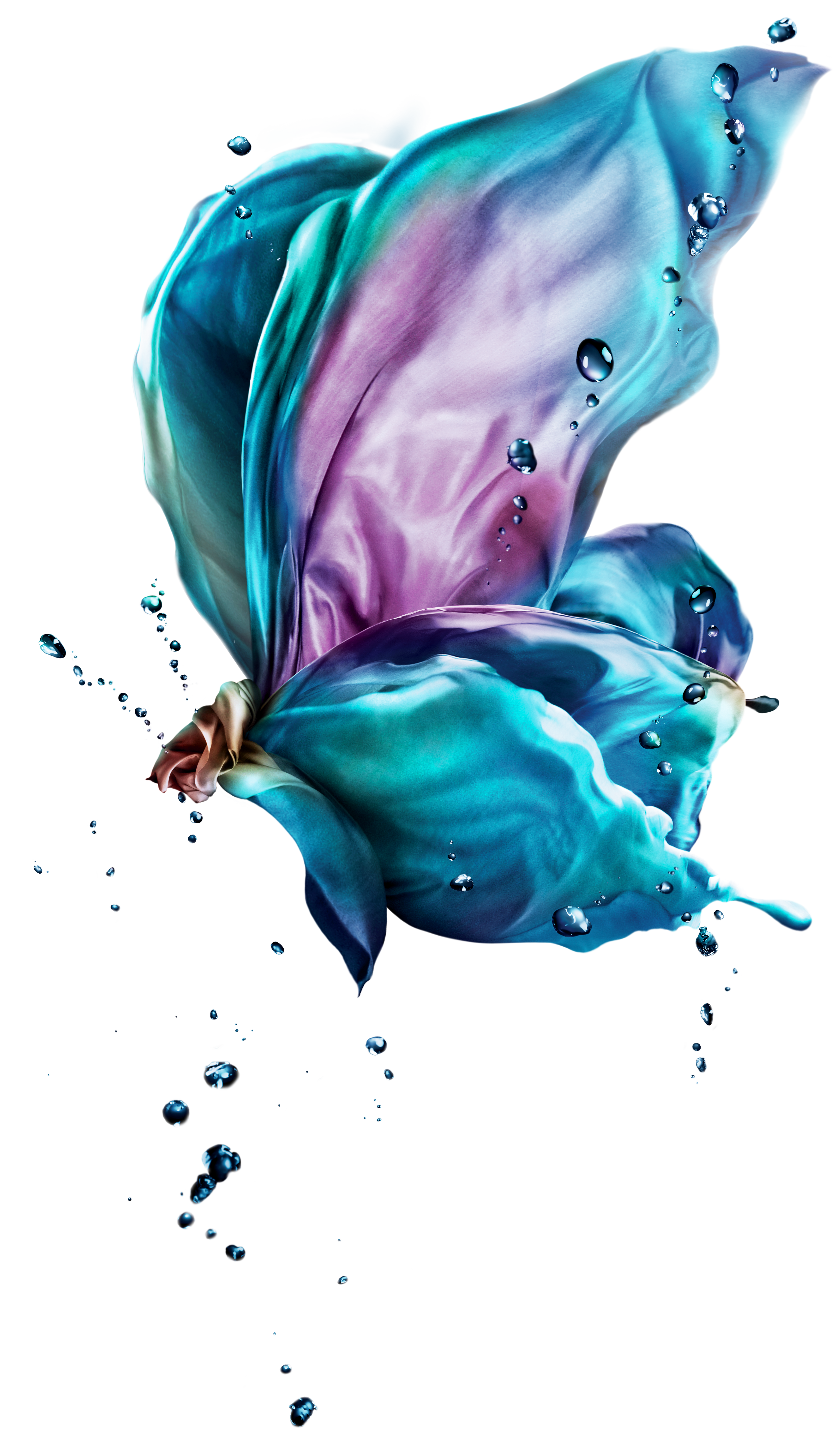 Butterfly Water Pull Creative Fundal Effects Android Transparent PNG Image