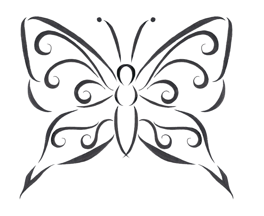 Butterfly Tattoo Designs Transparent Transparent PNG Image