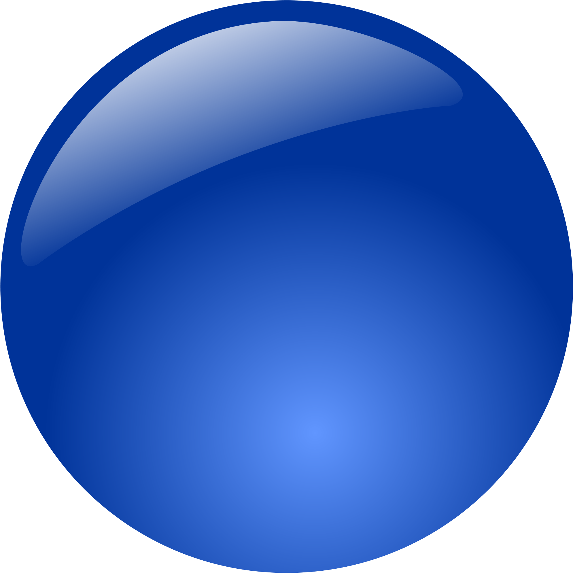 Blue Button Free Clipart HQ Transparent PNG Image