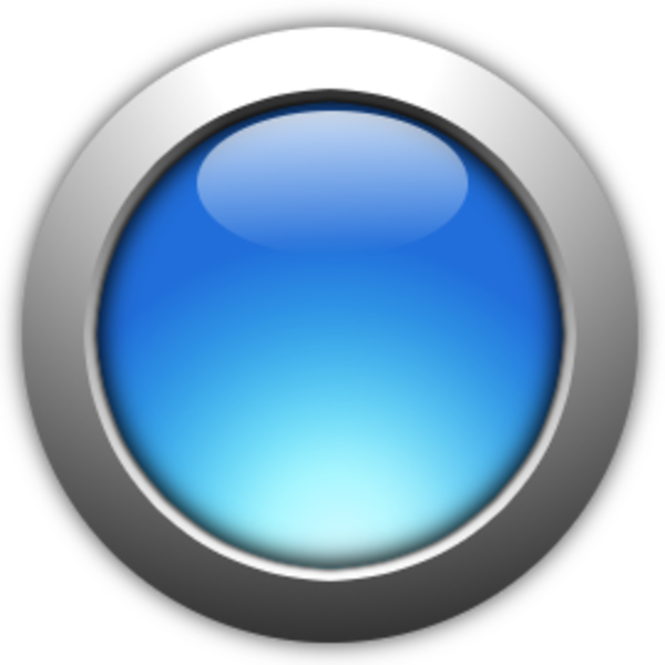 Blue Button Glossy Free Clipart HD Transparent PNG Image