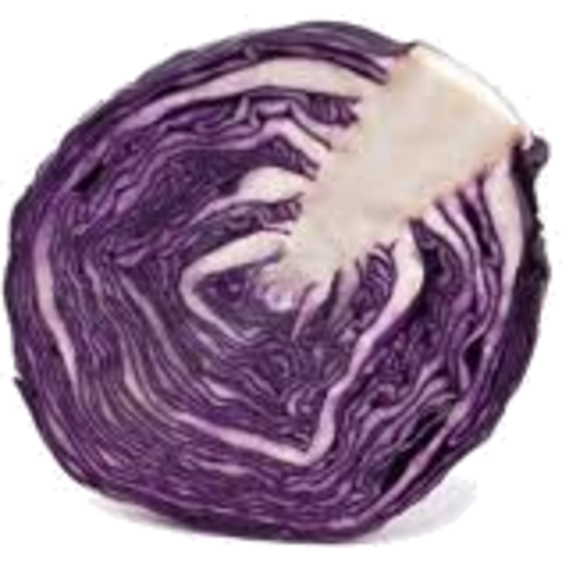 Purple Cabbage Half Free Clipart HQ Transparent PNG Image