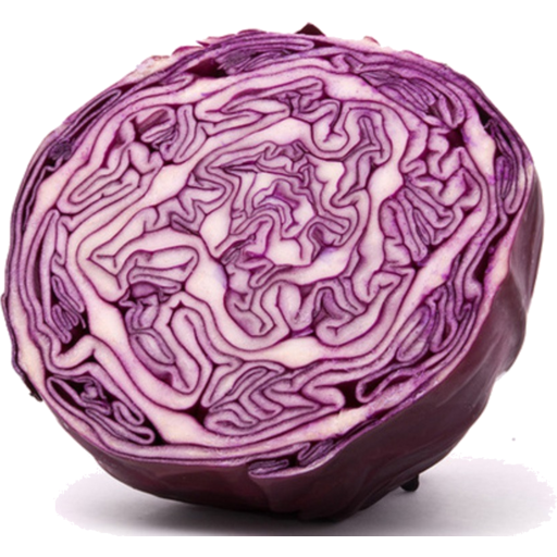 Purple Cabbage Half PNG Image High Quality Transparent PNG Image