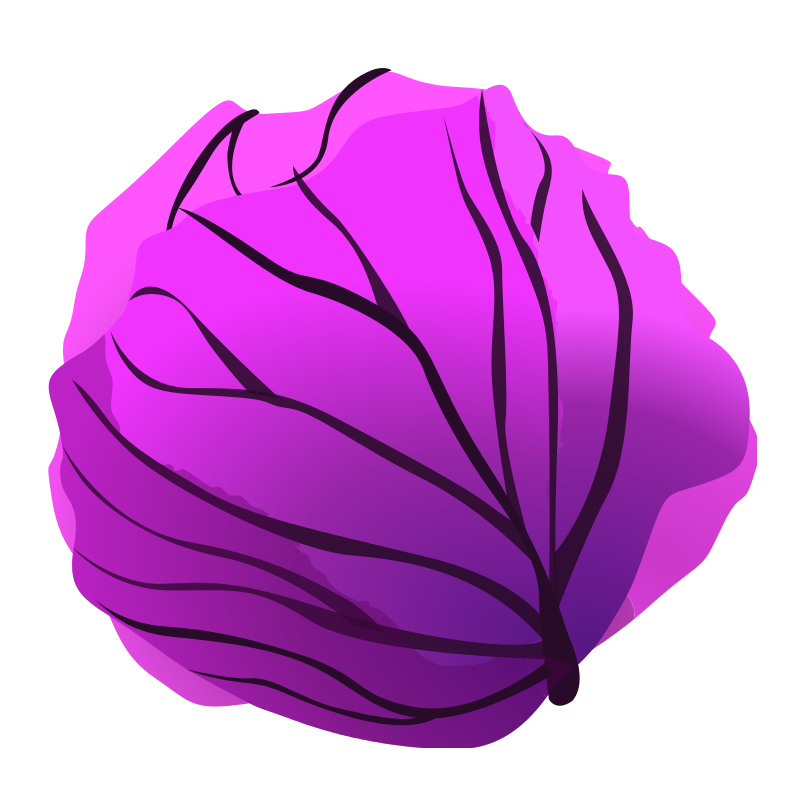 Purple Cabbage Clip Art Transparent PNG Image