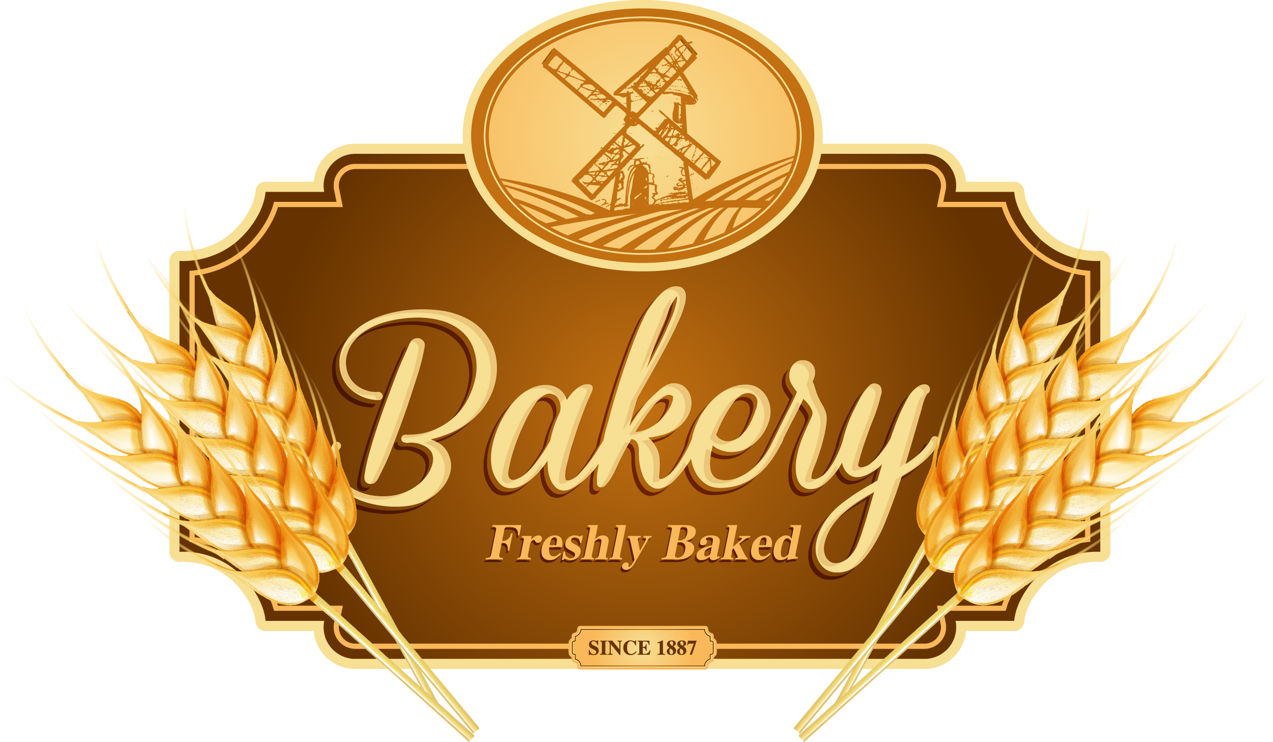 Vector Logo Bakery Bread Cupcake Free Download PNG HQ Transparent PNG Image