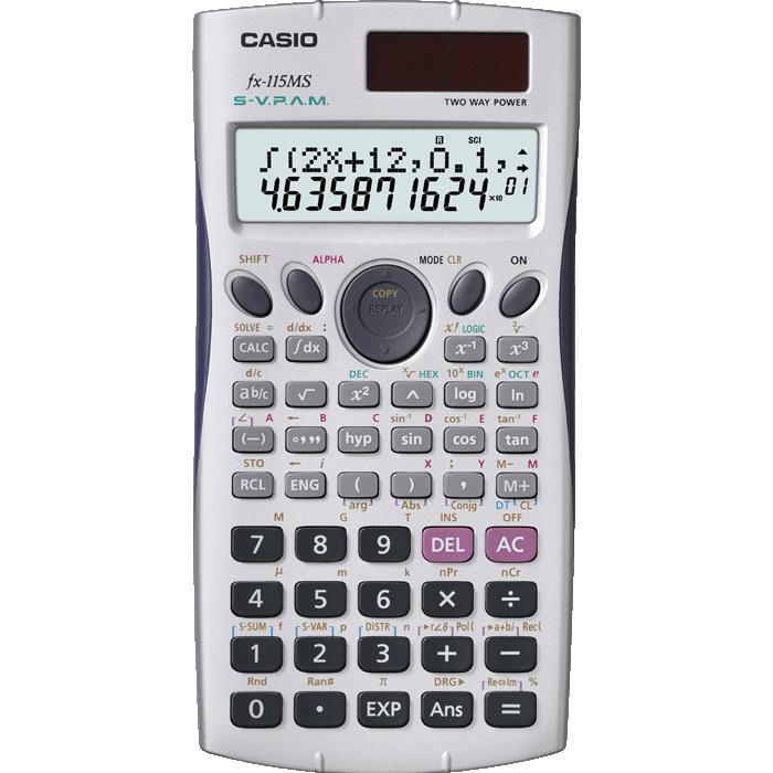 Casio Pic Scientific Calculator Free HQ Image Transparent PNG Image